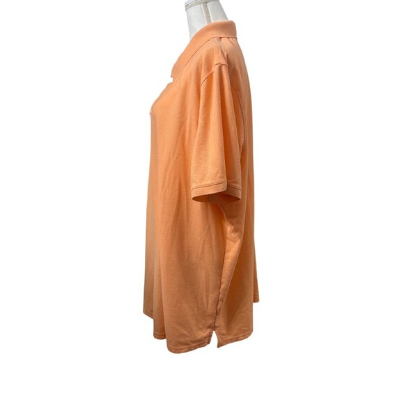 Sonoma Mens 3XB Orange Polo Golf Shirt Short Sleeve Classic Fit - Picture 2 of 9
